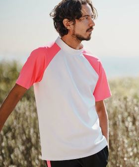  Neon Color Raglan Mock Neck Tee Tシャツ(F24N050) | CAMBIO カンビオ(半袖・タンク)