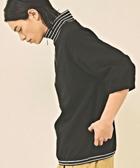  SETH HALF ZIP P-O ジップ カットソー(KLM24SCS1176) | CAMBIO カンビオ(半袖・タンク)