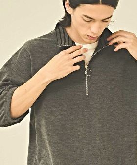  SETH HALF ZIP P-O ジップ カットソー(KLM24SCS1176) | CAMBIO カンビオ(半袖・タンク)