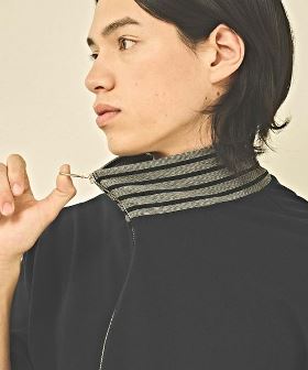  SETH HALF ZIP P-O ジップ カットソー(KLM24SCS1176) | CAMBIO カンビオ(半袖・タンク)