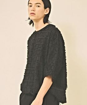  AMEN  CUT JACQUARD BIG P-O ワイドカットソー(KLM24SSH1117) | CAMBIO カンビオ(半袖・タンク)