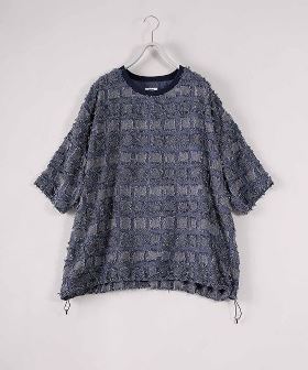  AMEN  CUT JACQUARD BIG P-O ワイドカットソー(KLM24SSH1117) | CAMBIO カンビオ(半袖・タンク)