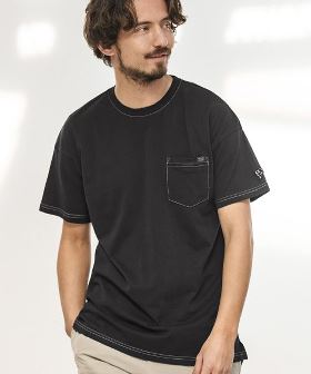  stitch accent pocket-T  Tシャツ(1M24N360) | CAMBIO カンビオ(半袖・タンク)