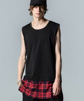 Grunge Layered Tank Top グランジレイヤードタンクトップ(GB0224-CS24) | CAMBIO カンビオ(半袖・タンク)