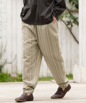  Ethnic Stripe Balloon Pants バルーンパンツ(CAM24SS-013) | CAMBIO カンビオ