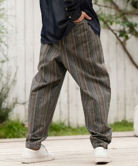  Ethnic Stripe Balloon Pants バルーンパンツ(CAM24SS-013) | CAMBIO カンビオ