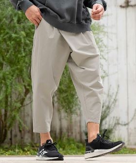  Stretch Nylon Cutting Sarrouel Pants サルエルパンツ(CAM24SS-015) | CAMBIO カンビオ