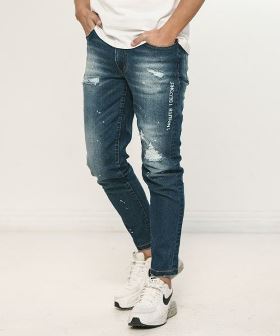  painted & crushed denim デニムパンツ(1M24N030) | CAMBIO カンビオ