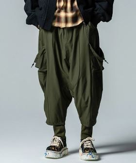 Rib Layered Cargo Pants リブレイヤードカーゴパンツ(GB0224-P21) | CAMBIO カンビオ