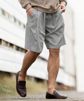  Minimal Tuck short Pants ショートパンツ(S23324cmb) | CAMBIO カンビオ