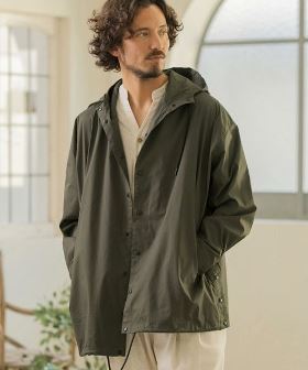 HOODED LIGHT SHIRTS COAT シャツコート(MGN241-005) | CAMBIO カンビオ