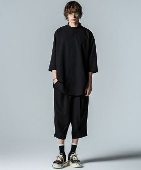 Stand Collar Monolith Shirt Set Up スタンドカラーモノリスシャツセットアップ(GB0224-ST03) | CAMBIO カンビオ