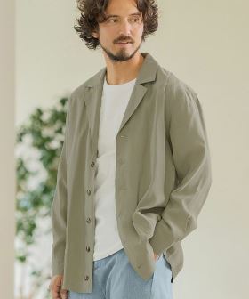 TROPICAL DRAPE JACKET LIKE SHIRTS　シャツジャケット(MGN241-007) | CAMBIO カンビオ