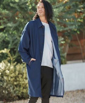  TR Stretch Denim Shop Coat デニムショップコート(MIU-241-020) | CAMBIO カンビオ