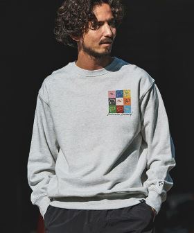 pop logo heavy weight sweat trainer スウェット(1M24H300) | CAMBIO カンビオ