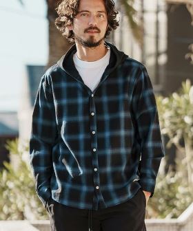  Cool Check Flannel Shirts Parka シャツパーカー(F24N110) | CAMBIO カンビオ