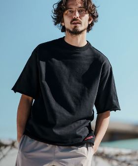  Pocket Neon Color Accent Western ShirtsCut Off Sweat Short Sleeve Cut sew スウェット(F24N210) | CAMBIO カンビオ