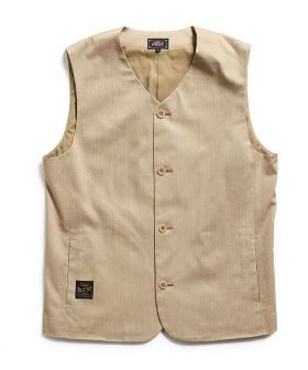  Work Striped Vest ベスト(rt2412006) | CAMBIO カンビオ(ジレ・ベスト)