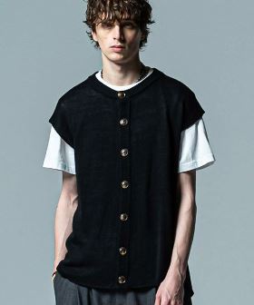 Deformed Knit Vest ディフォームニットベスト(GB0223-KNT07) | CAMBIO カンビオ(ジレ・ベスト)