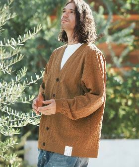 [ FELKOD x 1minute1second ]Random Stripe Knit Cardigan カーディガン(F23F150) | CAMBIO カンビオ