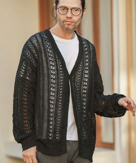  Geometric Summer Cardigan カーディガン(MIU-241-029) | CAMBIO カンビオ