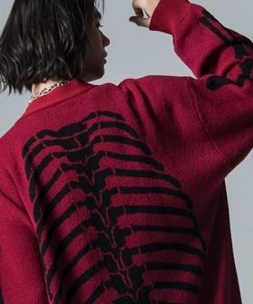 Skeleton Cardigan スケルトンカーディガン(GB0124-KNT01) | CAMBIO カンビオ