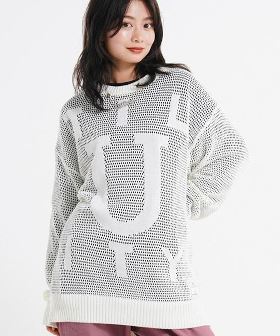 Utility net knit ニット(efmsaw-12) | CAMBIO カンビオ