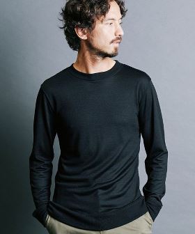  WOOL JERSEY PULLOVER KNITSAW L-S ニットソー(2332-039) | CAMBIO カンビオ