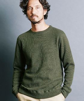 WOOL W FACE PULLOVER KNITSAW L-S ニットソー(2332-034) | CAMBIO カンビオ