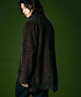 Leopard Turtle Knit レオパードタートルニット(GB0423-KNT02) | CAMBIO カンビオ