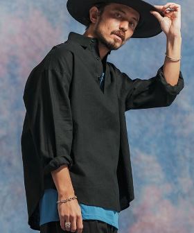 Heavy Ombre Shirt オンブレシャツ(acnaw23015) | CAMBIO カンビオ(長袖・7分)