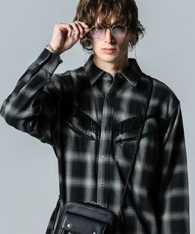 【予約販売5月下旬〜6月上旬入荷Western Check Shirt ウエスタンチェックシャツ(GB0224-SH04) | CAMBIO カンビオ(長袖・7分)