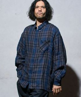  ZIP BUTTONDOWN-SHIRTS ボタンダウンシャツ(616250) | CAMBIO カンビオ(長袖・7分)