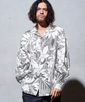  FLORALLACE SHIRTS L-S 花柄シャツ(616254) | CAMBIO カンビオ(長袖・7分)