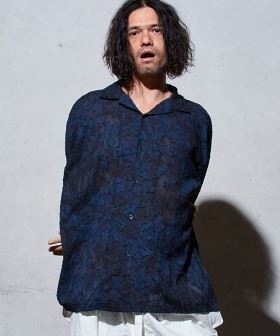  FLORALLACE SHIRTS L-S 花柄シャツ(616254) | CAMBIO カンビオ(長袖・7分)