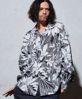  FLORALLACE SHIRTS L-S 花柄シャツ(616254) | CAMBIO カンビオ(長袖・7分)