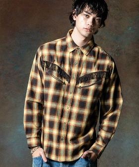 【予約販売5月下旬〜6月上旬入荷Western Check Shirt ウエスタンチェックシャツ(GB0224-SH04) | CAMBIO カンビオ(長袖・7分)