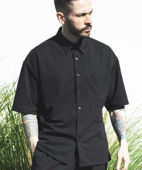  FIELDSENSOR PANAMA JERSEY - S-S REGULAR COLLAR SHIRT カラーシャツ(M241131) | CAMBIO カンビオ(半袖・5分)