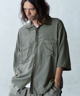  RIPRAYON BOWLINGSHIRTS ボーリングシャツ(616215) | CAMBIO カンビオ(半袖・5分)