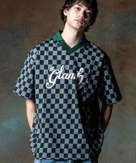  Checkered Polo Shirt チェッカードポロシャツ(GB0224-CS08) | CAMBIO カンビオ(半袖・5分)