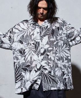  FLORALLACE SHIRTS S-S 花柄シャツ(616256) | CAMBIO カンビオ(半袖・5分)