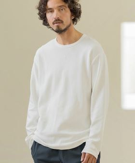 SPAN FRAISE LONG SLEEVE CUT SEW カットソー(MGN241-036) | CAMBIO カンビオ(長袖・7分)