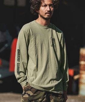 one logogarment dyed long sleeve cut sew カットソー(1M24H270) | CAMBIO カンビオ(長袖・7分)