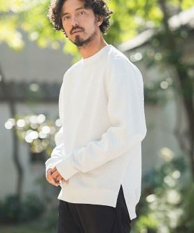 Diamond Quilting Long Sleeve Cut sew カットソー(S21624cmb) | CAMBIO カンビオ(長袖・7分)