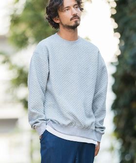 Diamond Quilting Long Sleeve Cut sew カットソー(S21624cmb) | CAMBIO カンビオ(長袖・7分)