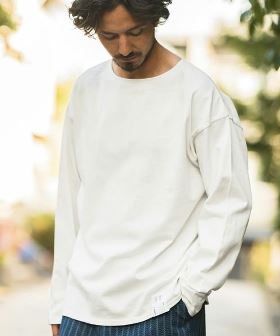 Boat Neck Long Sleeve Cut sew ボートネック  カットソー(PF-241-006) | CAMBIO カンビオ(長袖・7分)