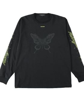 Butterfly Long Sleeve Tee ロングスリーブTシャツ(acnaw220002_2) | CAMBIO カンビオ(長袖・7分)