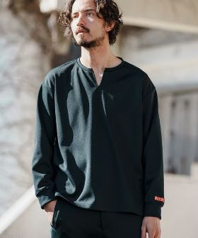  Shirts Like Oversized Key Neck Pullover  カットソー(F24N250) | CAMBIO カンビオ(長袖・7分)