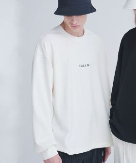 CULLNI Logo Embroidery Stretch Georgette Long Sleeve Tee ロングスリーブプルオーバー(24-SS-012) | CAMBIO カンビオ(長袖・7分)