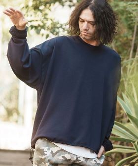 CTN-WOOL W FACE PULLOVER KNITSAW L-S カットソー(2332-037) | CAMBIO カンビオ(長袖・7分)